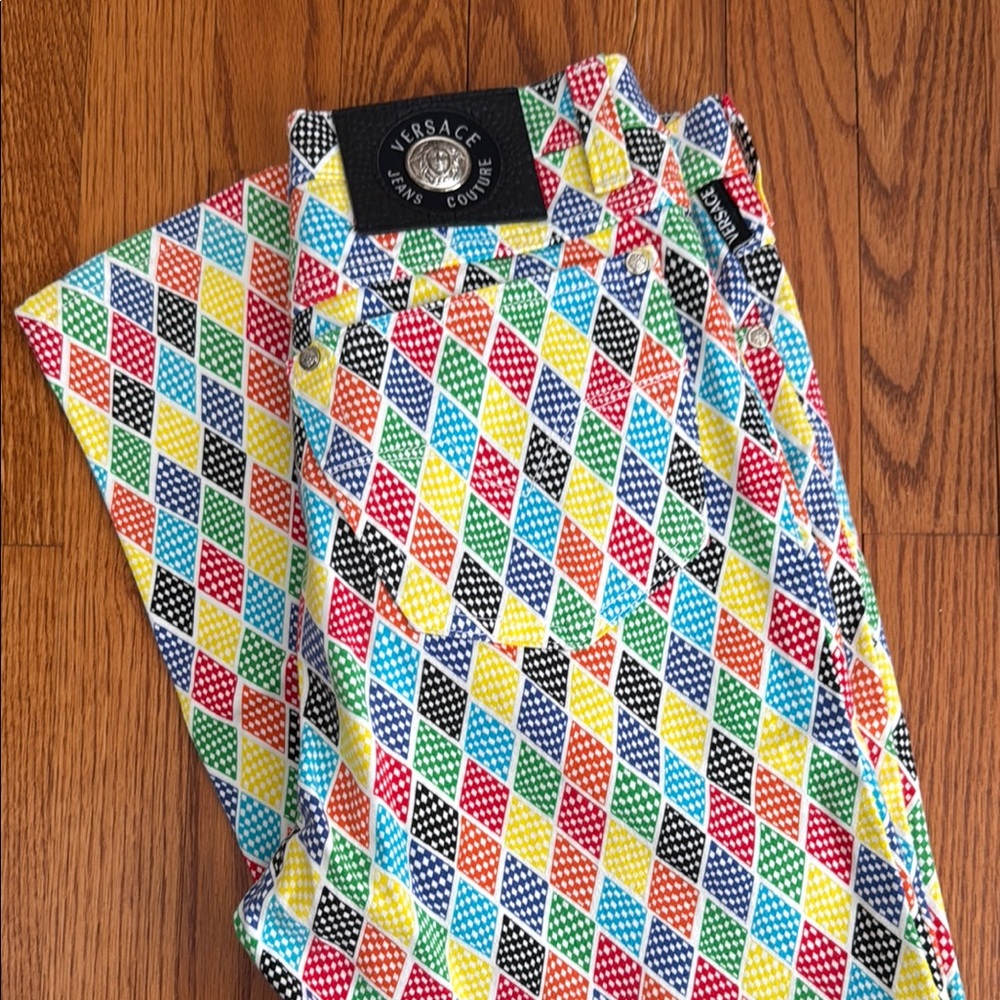 Versace Patterned Jeans